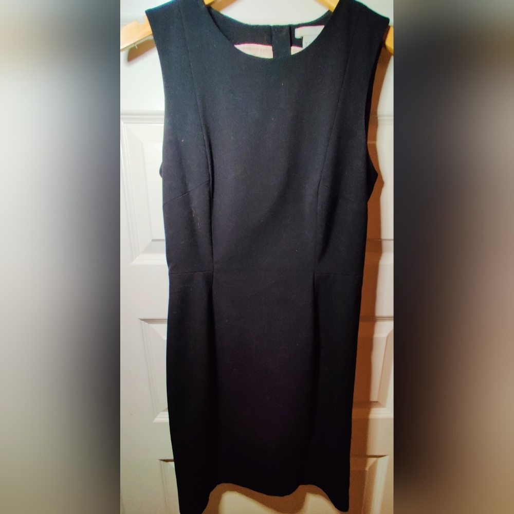 H&M Black Sleeveless Sheath Mini Dress
